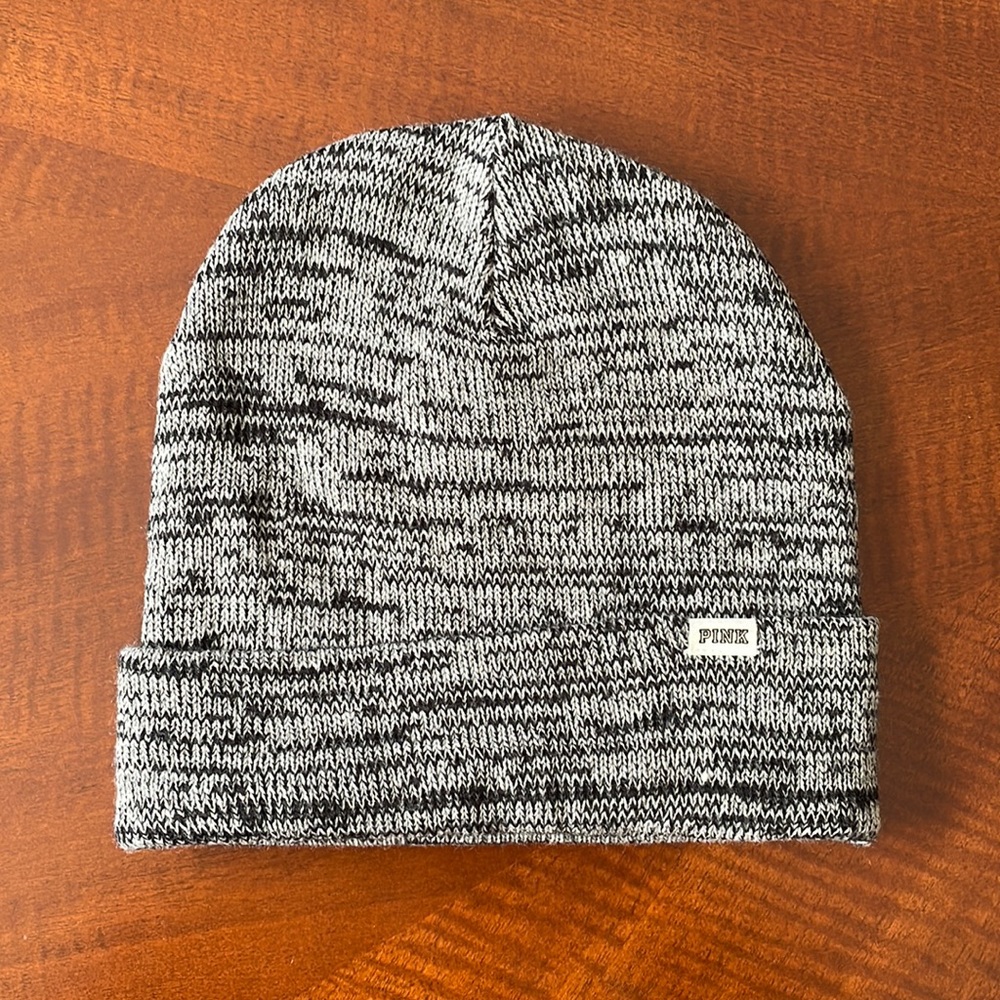 Victoria’s Secret PINK Gray Beanie Hat
